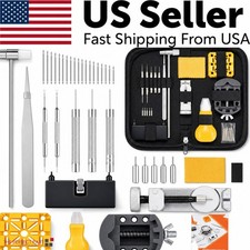 2027 Watch Repair Kit Watchmaker Back Case Remover Opener Link Pin Spring Bar picture
