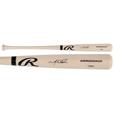 Matt Olson Signed Atlanta Braves Blonde Rawlings Pro Bat Fanatics COA picture