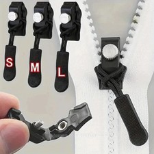 12 Pack Universal Quick Fix Zipper Repair Kit Detachable Slider Replacement picture