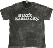 Max's Kansas City T-Shirt New York NY Club on Mineral Wash Vintage Washed Tee picture