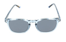 WMP Nick 1023 Blue Square Polarized Sunglasses 51-21-150 BLUBLK picture