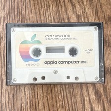 Apple ColorSketch Software Cassette Tape Vintage MPN 685-0004-00 picture