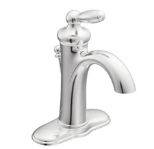 Moen 6600 Brantford One-Handle High Arc Bathroom Faucet-Chrome picture