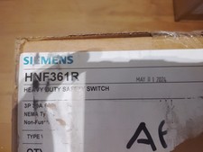 Siemens HNF361 30-Amp 3 Pole 600V Heavy Duty Safety Switches picture