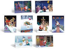 Funny Christmas Card Variety Pack- Boxed Funny Christmas Cards & Envelopes - 106 picture