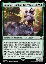 MTG M3C M Selvala, Heart of the Wilds #246 NM picture