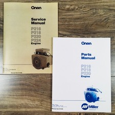 Service Parts Manual Set for Onan Engine 16 18 20 24 Hp Shop Repair Overhaul picture