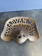 VINTAGE CAST IRON FARM SEAT  picture