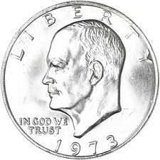 1973 (P) Eisenhower Dollar BU Ike US Mint Coin picture