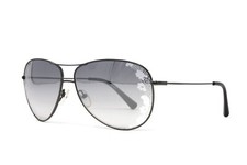 Valentino Sunglasses Women's Aviator V101S 060 Dark Gunmetal 60mm Mirrored Lens picture
