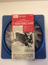 Sears Craftsman, 16 tooth Carbide Tipped 7” Adjustable Dado picture