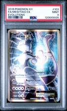 Mewtwo Ex: 2016 Pokémon XY Evolutions #103 Full Art - PSA 9 picture