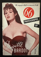 MAGAZINE - VINTAGE GLAMOUR MAGAZINE 66 BRIGITTE BARDOT C.1956 -POCKET MAGAZINE  picture