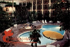 Lethbridge Lodge Hotel Lethbridge Alberta Courtyard vintage postcard t643 picture