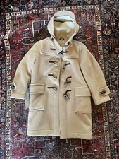 vintage 70s made in england neiman marcus duffle camel coat toggle wool prep picture