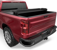 Soft Quad Fold Tonneau Cover 6PCS for Chevy Silverado GMC Sierra 1500 Truck Bed picture