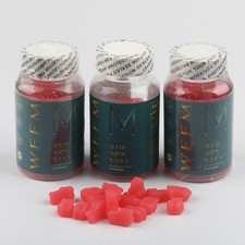 WEEM Hair Hair Healthy Nails Gummies Skin Supports 1-3 Vegan Biotin and Pack picture