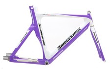 Bridgestone/Anchor PHM9 Carbon Track Frameset Medium 57cm/53.5cm Violet NEW NOS picture
