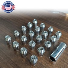 20pcs M12*1.5 Stainless Conical Seat Closed End Thread Wheel Lug Nuts ACORN RIMS picture