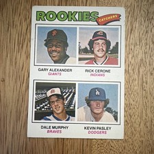 1977 Topps - Rookie Catchers Dale Murphy, Rick Cerone, Gary Alexander #476 (RC) picture