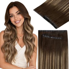 Sunny Hair Butterfly Weft Extensions 4/27/4 Chocolate Brown 16