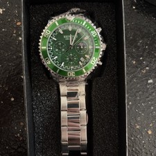 Renovo Promaster Dive Quartz Chronograph Green Dial Mens Watch picture