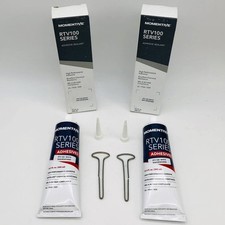 2x Momentive RTV 100 Series Silicon Rubber Adhesive Sealant RTV 102 WH 10.30oz picture