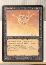 Mtg JOVIAL EVIL LP English Legends Reserve List -Argo- picture