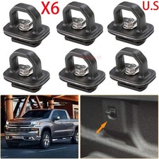 6PCS Truck Bed Tie Down Anchors For Chevy Silverado 1500 2500 3500 GMC 23146899 picture