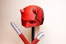 Daredevil Helmet/Billy Clubs -3D Printed Marvel Prop - Cosplay/Halloween Costume picture