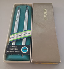 Vintage Parker Jotter Custom Pen & Pencil Set with Original Box picture