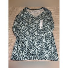 Croft and barrow women's long sleeved tee picture