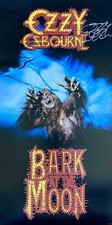 OZZY OSBOURNE AUTOGRAPHED SIGNED 12x24 BARK AT THE MOON POSTER picture