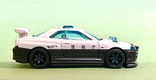 2027 New Hotwheels Nissan Skyline GTR R34 Japan Police Car Un Spun W/RRs picture
