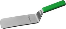 Dexter Russell Sani-Safe Cake Turner, 8x3in Offset Dexsteel Blade Green Handle picture