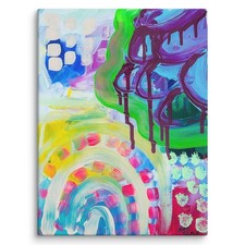 THE BEAUTY IN BETWEEN. | Canvas PRINT Original Abstract Painting by Matt Scalf picture