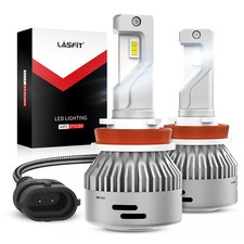 Lasfit H11 LED Headlight Bulb White Low Beam Conversion Kit 6000LM Super Bright picture