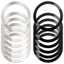 10PCS Magnetic Metal Ring Sticker for MagSafe Wireless Charger Phone Holder picture
