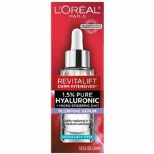 NEW L'Oreal Revitalift Derm Intensives 1.5% Pure Hyaluronic Plumping Serum 1 oz picture