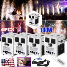 4PCS Large Cold Spark Machine 700W DMX Stage Firework Machine 6.6-9.8ft Wedding picture