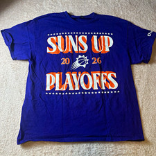 Gildan NBA Phoenix Suns “Suns Up Playoffs 2026” T-Shirt XL Purple Heavy Cotton picture