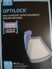 Medline Optilock Nonadhesive Wound Dressings, Super-Qty 10 6.5x10 And Qty 1 8x12 picture