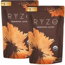 2-Pack Organic RYSE Mushroom Coffee 30 Servings Per Pack  picture