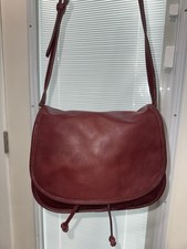 Coach#4050 Vintage Burgundy Leather Shoulder Bag w/ Hangtag & Certificate picture