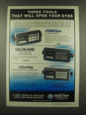 1985 Micro-Trak Ad - FlowTrak, Calc-an-Acre and Flo-Pro picture