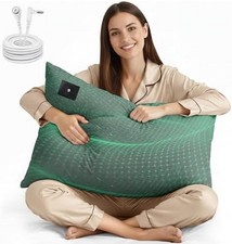 Grounding Pillowcase 10% Silver Fiber & 90% Cotton, Queen 20x30 Inch, Gray - Bet picture