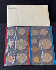 US Mint 1974 Uncirculated Coin Set Denver & Philadelphia OGP  picture