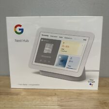 Nest Hub 7” Smart Display with Google Assistant (2nd Gen) Chalk White NEW Sealed picture