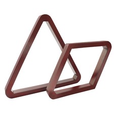 Heavy Duty Wood Billiard/Pool Table 8-Ball Triangle/9-Ball Diamond Ball Racks picture