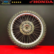GENUINE OME 2003 HONDA CRF450R FRONT WHEEL HUB RIM TIRE SPOKES ROTOR 02-03 picture